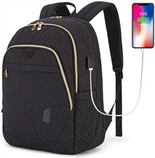 Ba lô máy tính xách tay cho nữ 15,6 inch Ba lô đại học dễ thương BAGSMART Túi sách trung học, ba lô giáo viên bác sĩ y tá cho phụ nữ đi làm, du lịch, hàng ngày