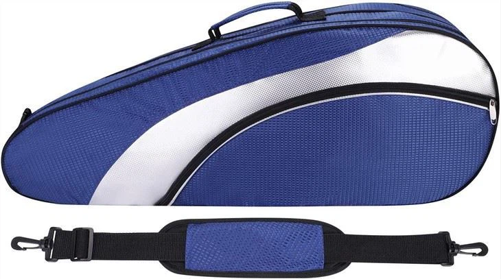 3-6 Rackets Badminton Tennis Paddle Carry Case Waterproof Dustproof Separation Shoes Pocket Storage Bag With Adjustable Shoulder Strap Outdoor Sports
