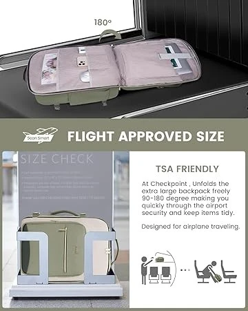 Large Carry On Backpack For Airplanes